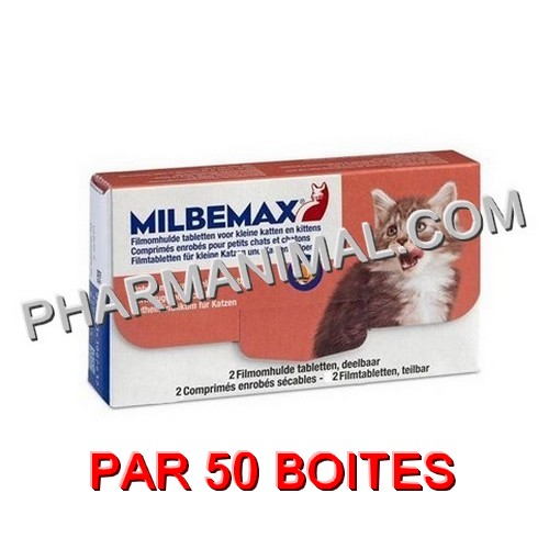 MILBEMAX CHAT AROMATISE COMP B/2 PAR 50 VRAC MILBEMAX CHAT AROMATISE COMP B/2 PAR 50 VRAC